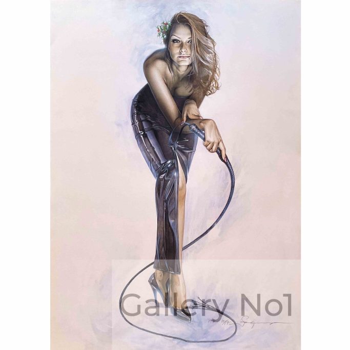 Find a Hajime Sorayama print of a Girl With Whip for sale