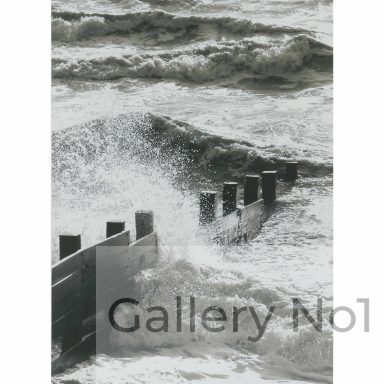 Find black & white photograph of stormy seas for sale