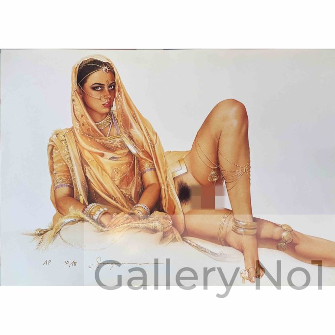 Find a naked Middle Eastern Temptress print by Hajime Sorayama for sale