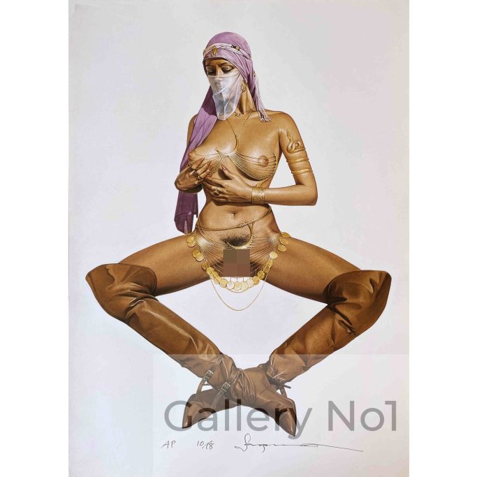Look for a print of a Middle Eastern Beauty for sale by Hajime Sorayama