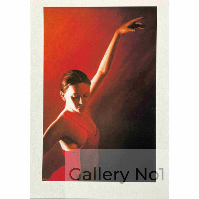 Look for a Lee Jones print of a ballet dancer
