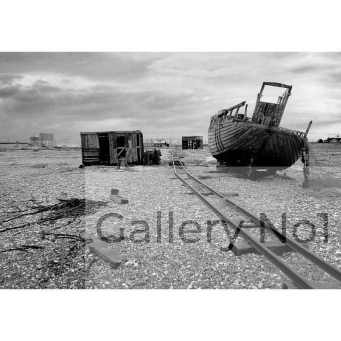 Search for black and white photographs of Dungeness beach for sale